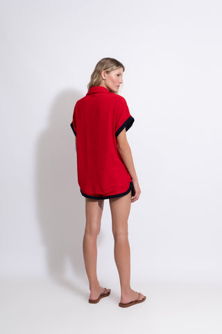 CONJUNTO SPA VERMELHO C/ MARINHO