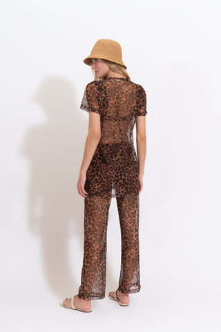 CALÇA LOULOU ANIMAL PRINT
