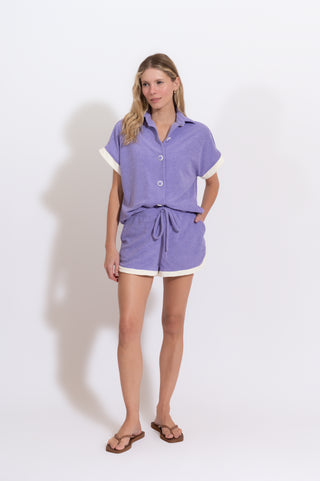 CONJUNTO SPA LILAS  / DETALHE BRANCO