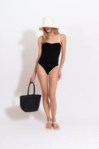 MAIO LIDI BOUCLE PRETO / VIVO OFF WHITE
