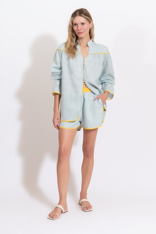 CONJUNTO COMPORTA LINHO VERDE ÁGUA