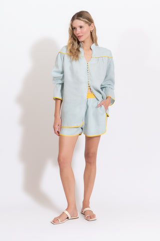 CONJUNTO COMPORTA LINHO VERDE ÁGUA