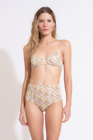 BIQUINI ELLA FLORAL AMARELO