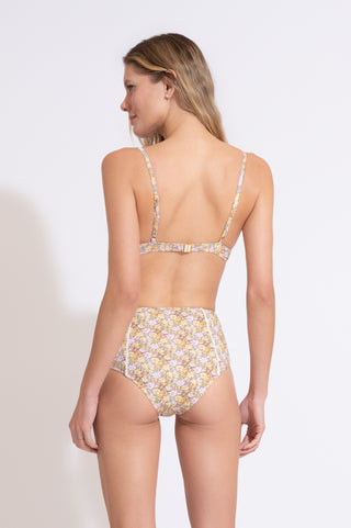 BIQUINI ELLA FLORAL AMARELO
