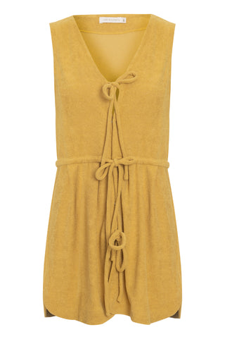 VESTIDO JACUZZI MOSTARDA