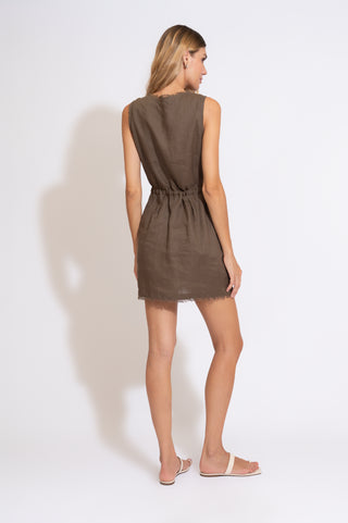 VESTIDO CLARA VERDE MILITAR