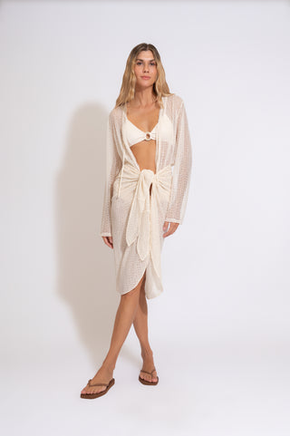 CASAQUETE TULE OFF WHITE