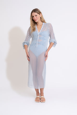 CHEMISE LOULOU LISTRA AZUL