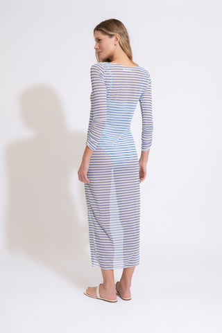 VESTIDO GIGI LISTRA AZUL