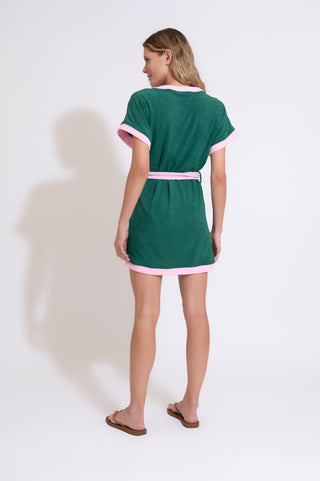 SAÍDA BEL  VERDE / VIVO ROSA