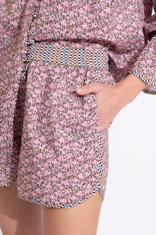 CONJUNTO COMPORTA LIBERTY FLORAL ROSA