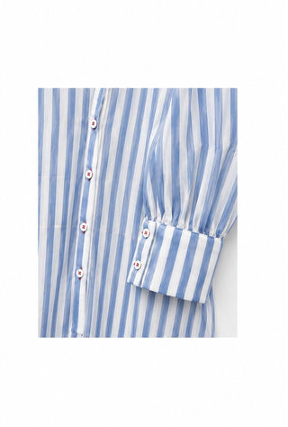 CHEMISE LOULOU LISTRA AZUL