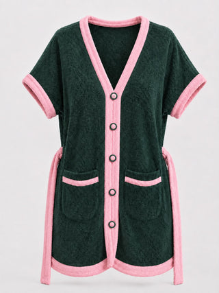 SAÍDA BEL  VERDE / VIVO ROSA