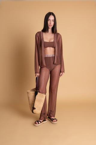 CALÇA PANTALONA TULE CAPPUCCINO