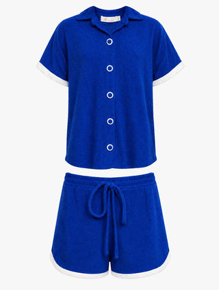 CONJUNTO SPA AZUL BIC  / DETALHE BRANCO