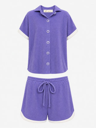 CONJUNTO SPA LILAS  / DETALHE BRANCO