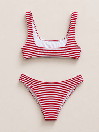 BIQUINI BEACH LISTRA VERMELHA