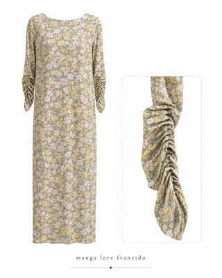VESTIDO GIGI FLORAL AMARELO