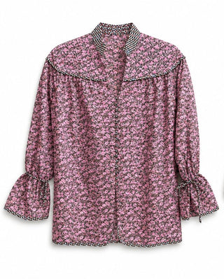 CONJUNTO COMPORTA LIBERTY FLORAL ROSA