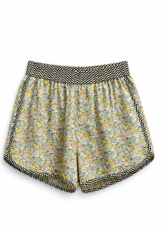 CONJUNTO COMPORTA LIBERTY FLORAL AMARELO