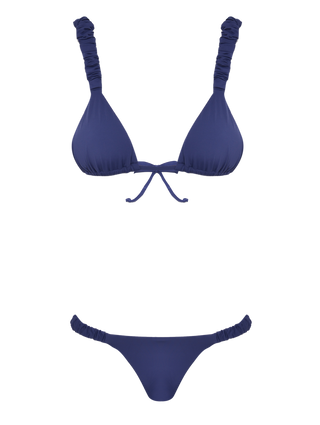 BIQUÍNI FRUFRU AZUL MARINHO