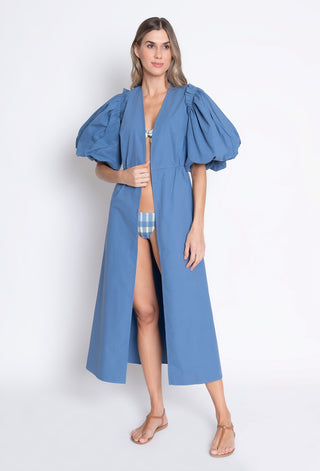 CHEMISE TARTAN AZUL