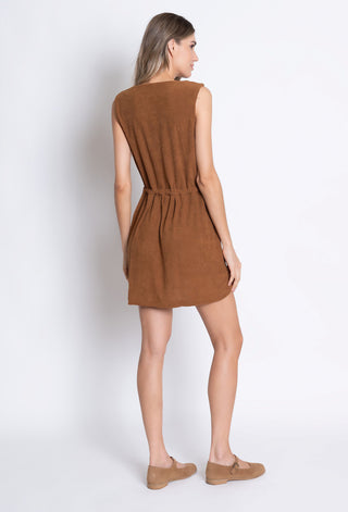 VESTIDO JACUZZI CARAMELO