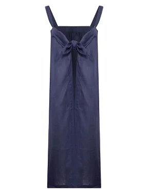 VESTIDO LINHO MARINHO