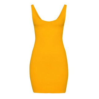 VESTIDO PLISSÊ AMARELO