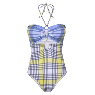MAIO KIM TARTAN AMARELO