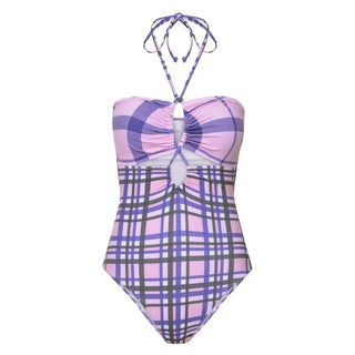 MAIO KIM TARTAN LILAS
